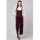 Stylish & Trendy Maroon Dungaree for Girls/Women