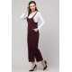 Stylish & Trendy Maroon Dungaree for Girls/Women