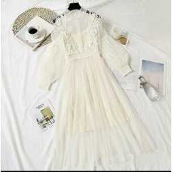 Classic Designer White Dress for Girls/Women Classic Designer White Dress for Girls/Women