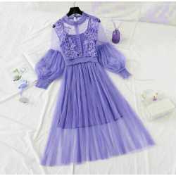 Classic Designer Purple Dress for Girls/Women Classic Designer Purple Dress for Girls/Women