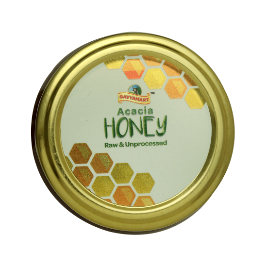 Gavyamart 100% Pure Acacia Honey Brand with No Sugar Adulteration 500gm