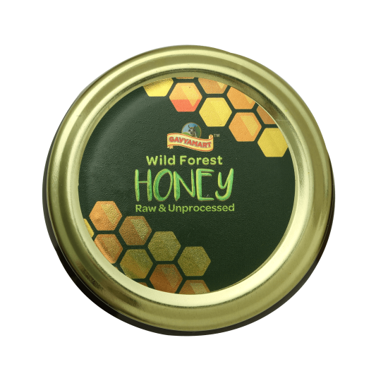 Gavyamart 100% Pure Wild Forest Honey Brand with No Sugar Adulteration 250g