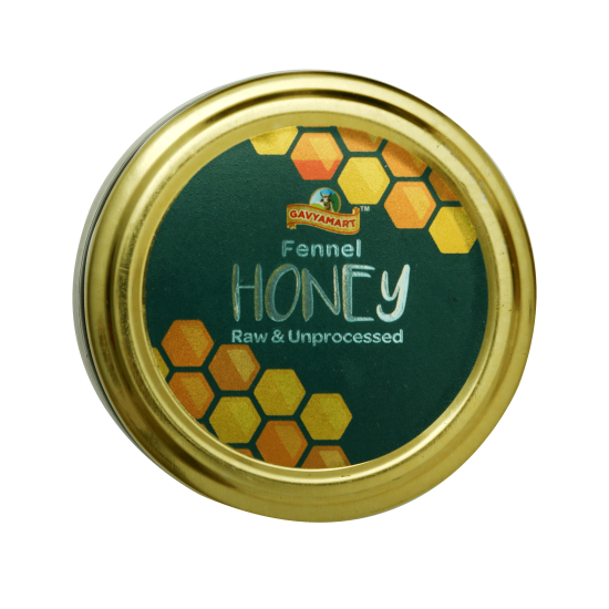 Gavyamart 100% Pure Fennel Honey Brand with No Sugar Adulteration 500g