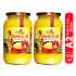 Gavyamart Ghee in Pantry, 100% Pure Kankrej A2 Cow Desi Ghee Non GMO - Made Using Traditional Bilona Method Ghee 500 ML - Glass Ghee jar Pack - A2 Ghee Cow Organic Ghee 500 ml Glass Bottle (Pack of 2)