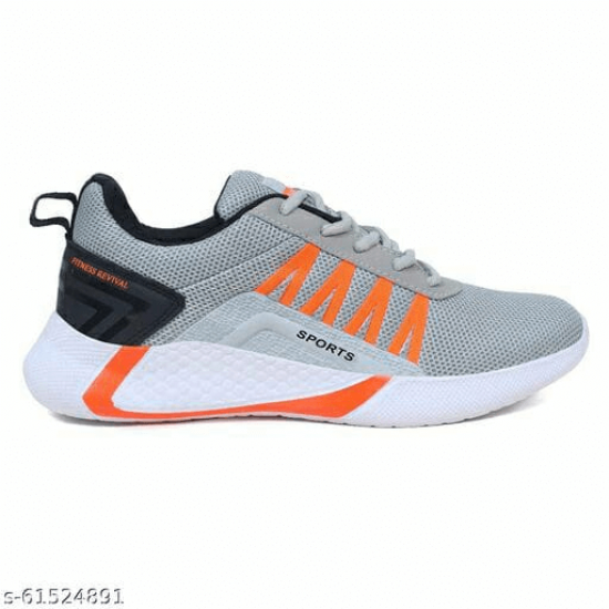Glowlife New Stylish Light weight Off White Sport shoes for Men's & Boys