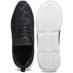 Glowlife New Stylish Light weight Black Sport shoes for Men's & Boys Glowlife New Stylish Light weight Black Sport shoes for Men's & Boys