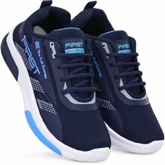 Glowlife New Stylish Light weight Navy Blue Sport shoes for Men's & Boys