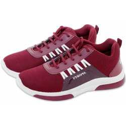 Glowlife New Stylish Light weight Maroon Sport shoes for Men's & Boys