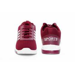 Glowlife New Stylish Light weight Maroon Sport shoes for Men's & Boys Glowlife New Stylish Light weight Maroon Sport shoes for Men's & Boys