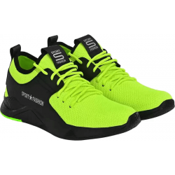 GlowLife Mesh Light Weight Green Sports Shoe for Men's & Boys