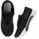 GlowLife Mesh Light Weight Black Sports Shoe for Men's & Boys