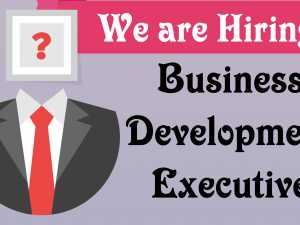 Urgent Requirements of Business Development Executive (E-Commerce Business)