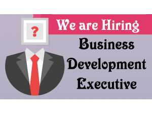 Urgent Requirements of Business Development Executive (E-Commerce Business)