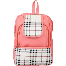 Checkered Pink & White 5L PU Waterproof Backpack  Checkered Pink & White 5L PU Waterproof Backpack