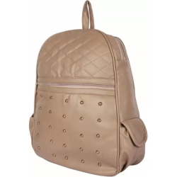Beige PU Leather Backpack for Laptop Beige PU Leather Backpack for Laptop