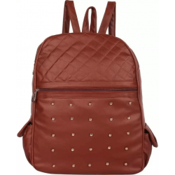 Brown PU Leather Backpack for Laptop Brown PU Leather Backpack for Laptop