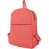 Peach PU Leather Backpack for Laptop