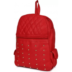 Red PU Leather Backpack for Laptop Red PU Leather Backpack for Laptop
