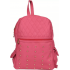 Pink PU Leather Backpack for Laptop