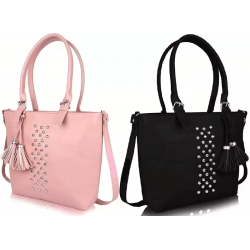 Messenger Bag for Girls/Women (Combo Offer: Pink & Black Bag)