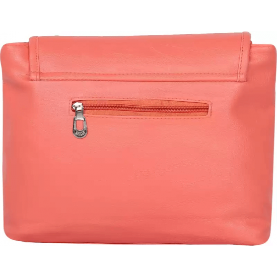 Pink Women PU Sling Bag