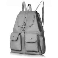 Small 10L Latest Trendy Party Wear Backpack with Adjustable Strap for Girls & Women (Grey)