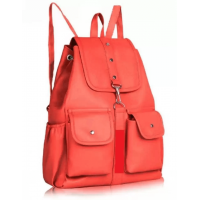 Small 10L Latest Trendy Party Wear Backpack with Adjustable Strap for Girls & Women (Red)