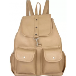 Small 10L Latest Trendy Party Wear Backpack with Adjustable Strap for Girls & Women (Tan)