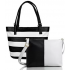 onland BLACK & WHITE Shoulder Bag  (Black, 5L)