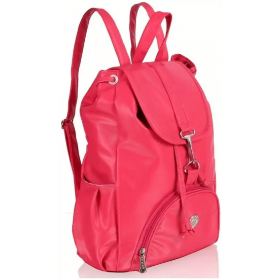 2.5L Non Leather Backpack (Pink)