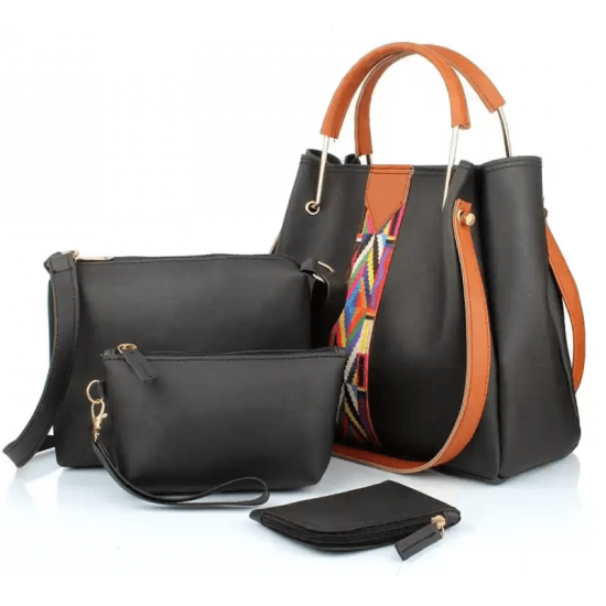Women Black Hand-held Bag Women Black Hand-held Bag