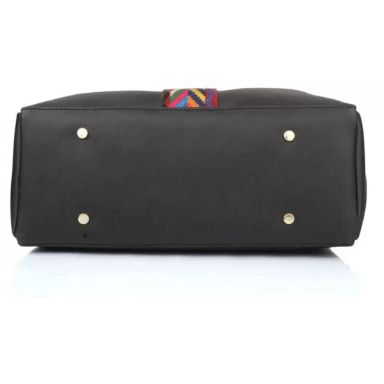 Women Black Hand-held Bag Women Black Hand-held Bag
