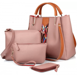 Women Peach Hand-held Bag Women Peach Hand-held Bag