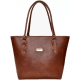 ONLAND Top Handle Hand Bag Combo Shoulder Bag (Brown & Golden, 5L)
