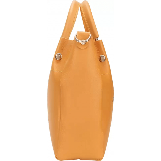 Tan Women PU Sling Bag