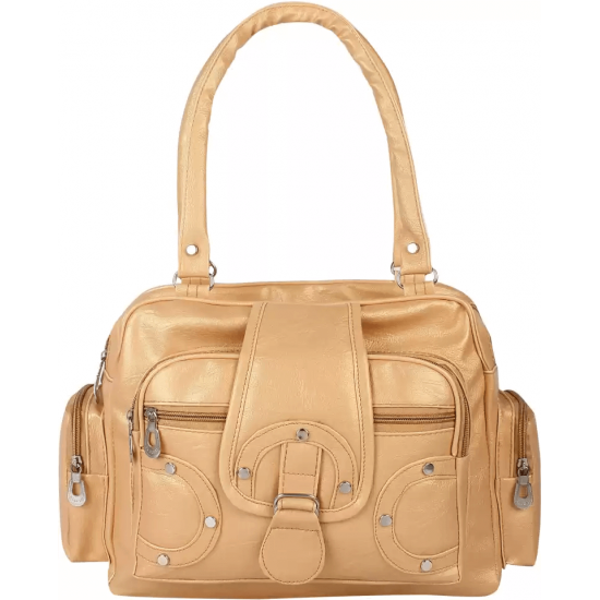 Women Beige Shoulder Bag