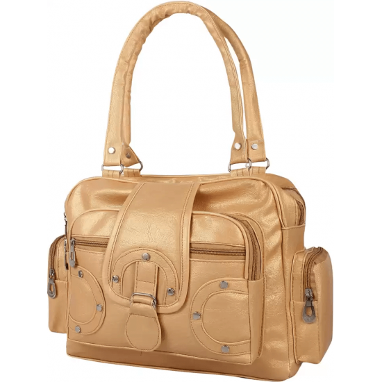 Women Beige Shoulder Bag