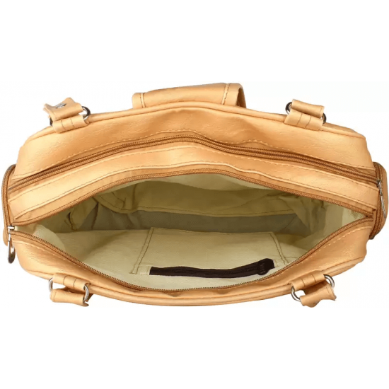 Women Beige Shoulder Bag