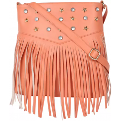 Orange Women PU Sling Bag Orange Women PU Sling Bag