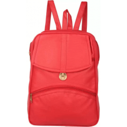 Red PU Leather Backpack for Laptop & I Pad Red PU Leather Backpack for Laptop & I Pad