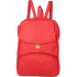Red PU Leather Backpack for Laptop & I Pad