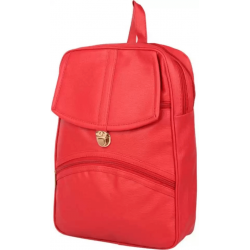 Red PU Leather Backpack for Laptop & I Pad Red PU Leather Backpack for Laptop & I Pad