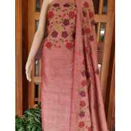 Fancy Embroidered Cotton Dupion Suit Piece