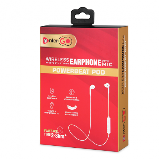MFPL Bluetooth Earphone With Mic Power (EGO-PBT-POD) MFPL Bluetooth Earphone With Mic Power (EGO-PBT-POD)