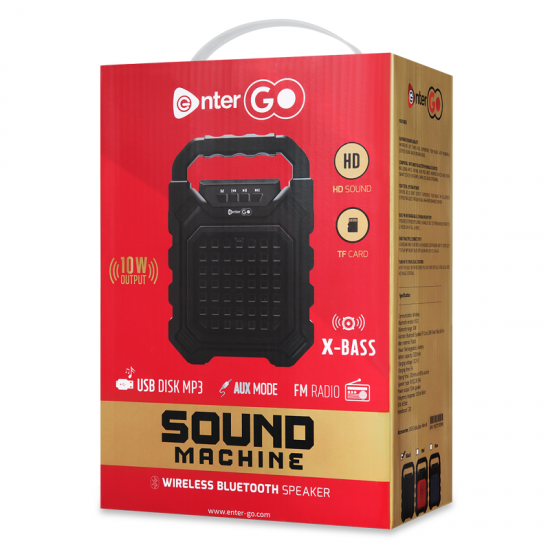 MFPL EnterGo Bluetooth Speaker Sound Machine MFPL EnterGo Bluetooth Speaker Sound Machine