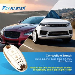 TPU Key Cover Compatible with SUZUKI New Dzire New Ertiga- (White) TPU Key Cover Compatible with SUZUKI New Dzire New Ertiga- (White)