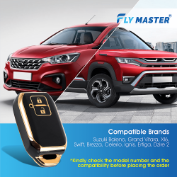 TPU Key Cover Compatible with SUZUKI New Baleno New Swift New Dzire New Ertiga XI-6- (Black) TPU Key Cover Compatible with SUZUKI New Baleno New Swift New Dzire New Ertiga XI-6- (Black)