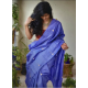 Tussar Ghicha Silk Saree with Beautiful Embroidered Design and Running Blouse Piece Tussar Ghicha Silk Saree with Beautiful Embroidered Design and Running Blouse Piece