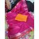 Cotton Slub Saree with Contrast Blouse Piece Cotton Slub Saree with Contrast Blouse Piece