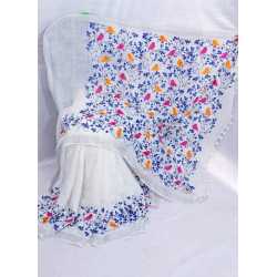 Beautiful Embroidered Designer Linen by Linen Saree Beautiful Embroidered Designer Linen by Linen Saree